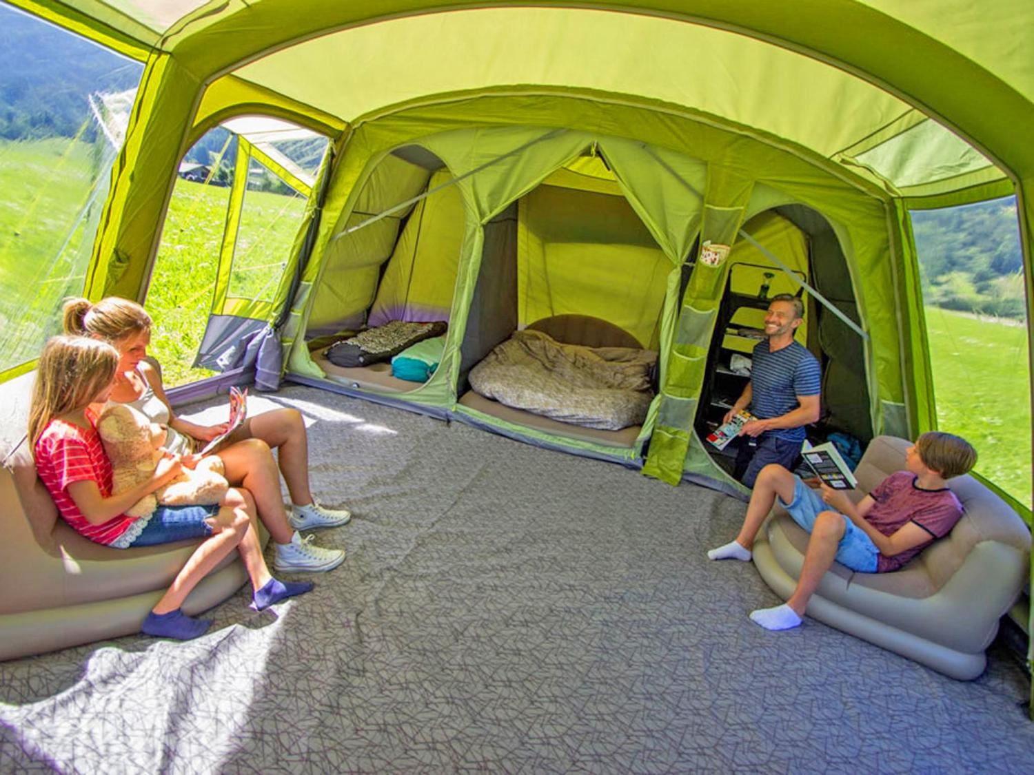 Family & Friends Camping Setup: Top-Rated Tents with Dual Bedrooms and a Living Space