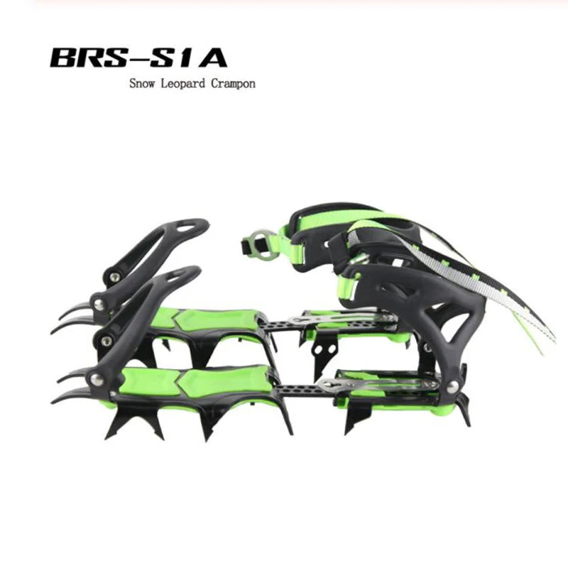 BRS 14 Teeth Ultralight Crampons – Non-Slip Ice Gripper for Hiking and Climbing