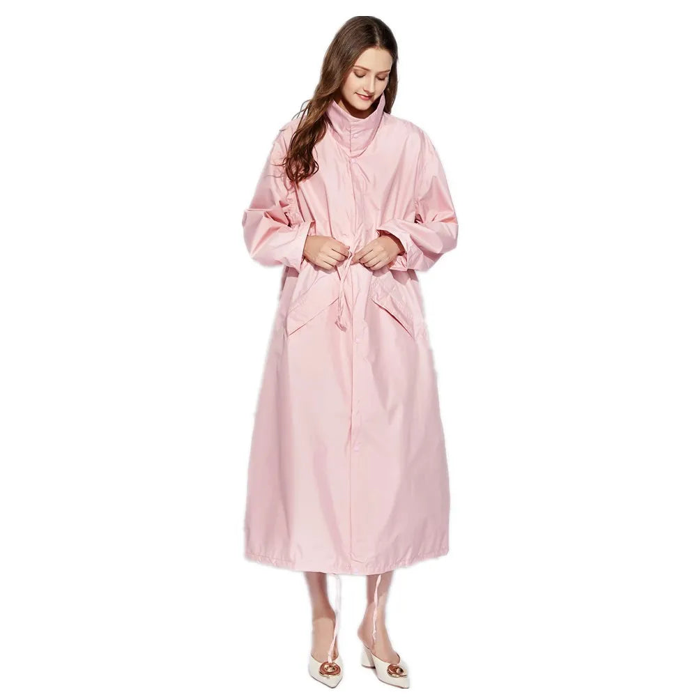 Fashion Breathable Long Raincoat - Waterproof Windproof Poncho for Men and Women