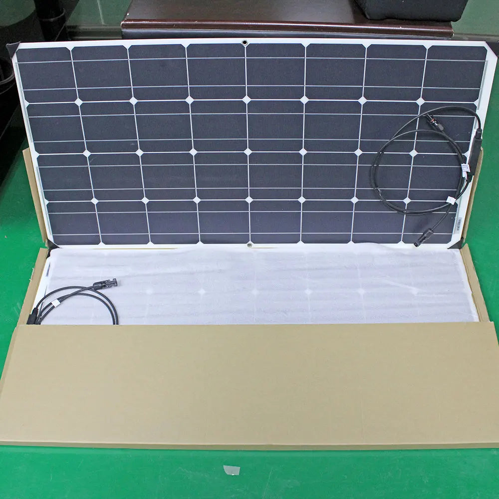 Solar Panel Kit Complete 400W 300W 200W 100W 12V Flexible Solar Power Panel for Solar Battery Charger/Power Bank/Camping/Hiking