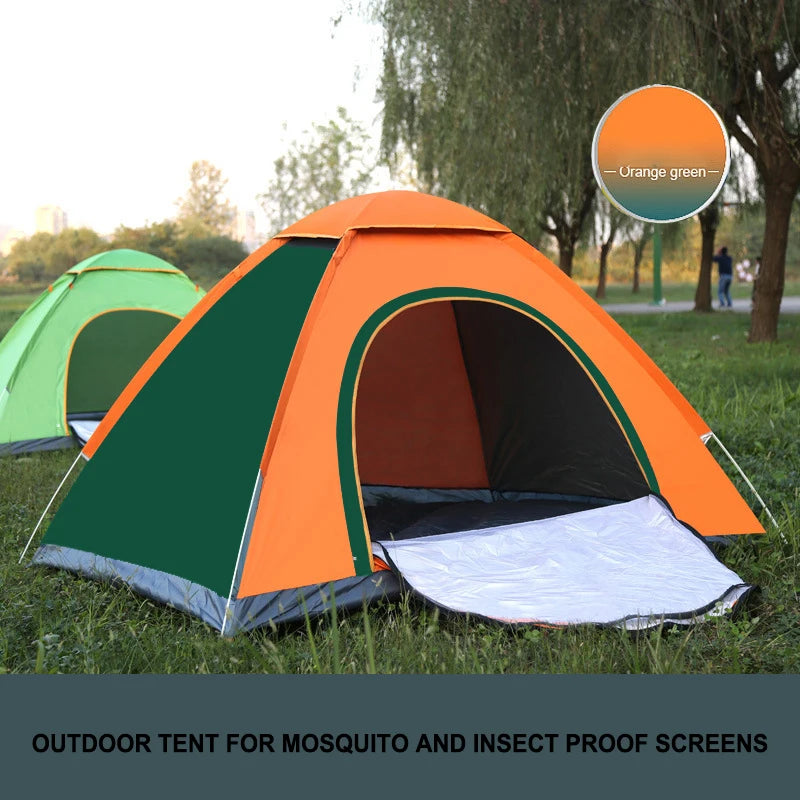 Outdoor Automatic Pop Up Camping Tent 1-4 Person Family Multiple Models Easy Open Hiking Travelling Tents