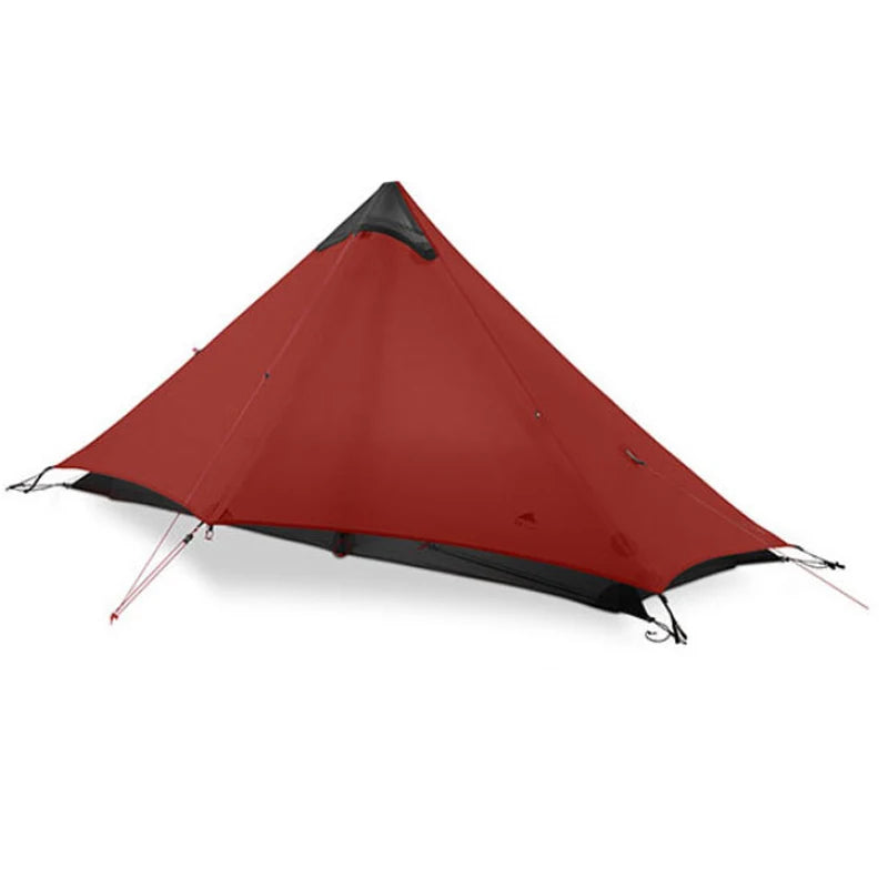 3F UL GEAR Lanshan 1 Single Person 3 Season Rodless Tent: Ultralight Camping Shelter