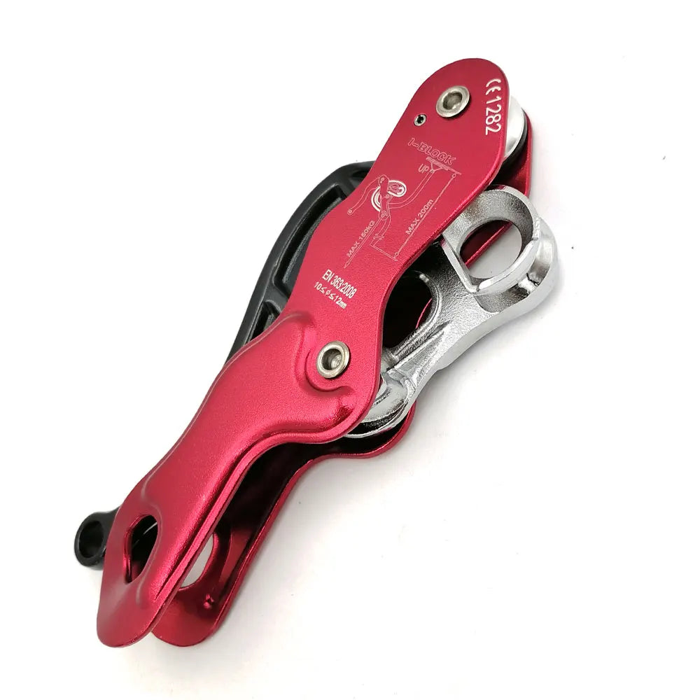 150kg/330lb Climbing Ascender & Descender Belay Device for 10-12mm Rope - Rescue & Arborist Gear