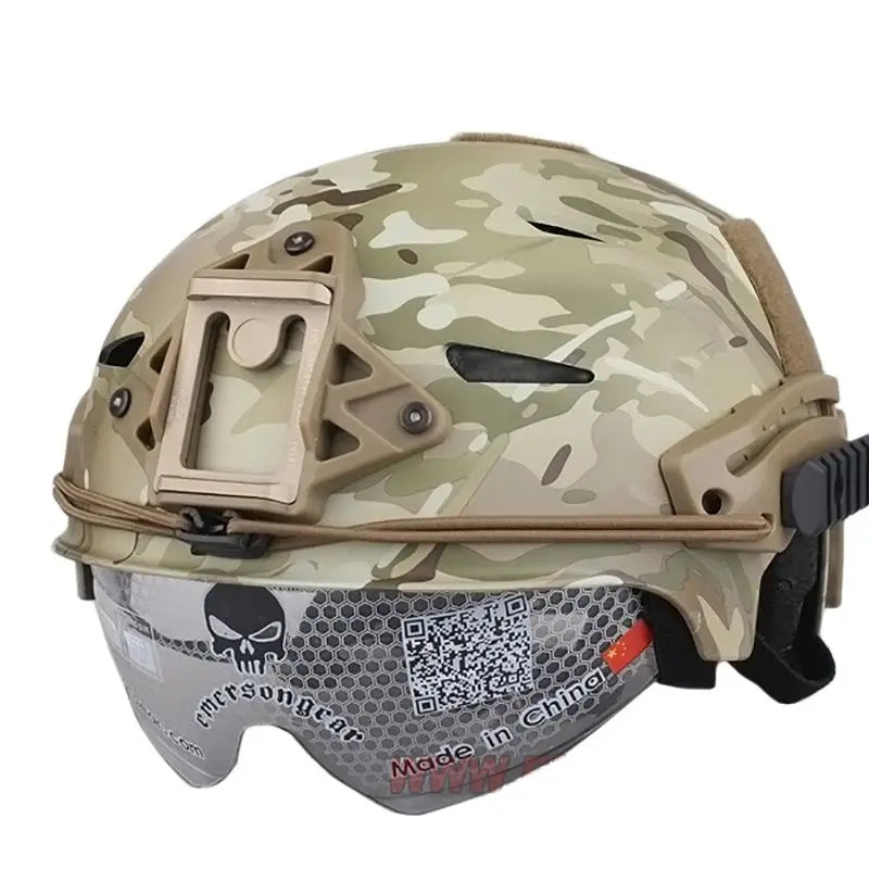 Emersongear Tactical EXF BUMP Protective Goggles Helmet Headwear Gear Guard Shooting Airsoft Headwear Hunting Combat Hiking ABS