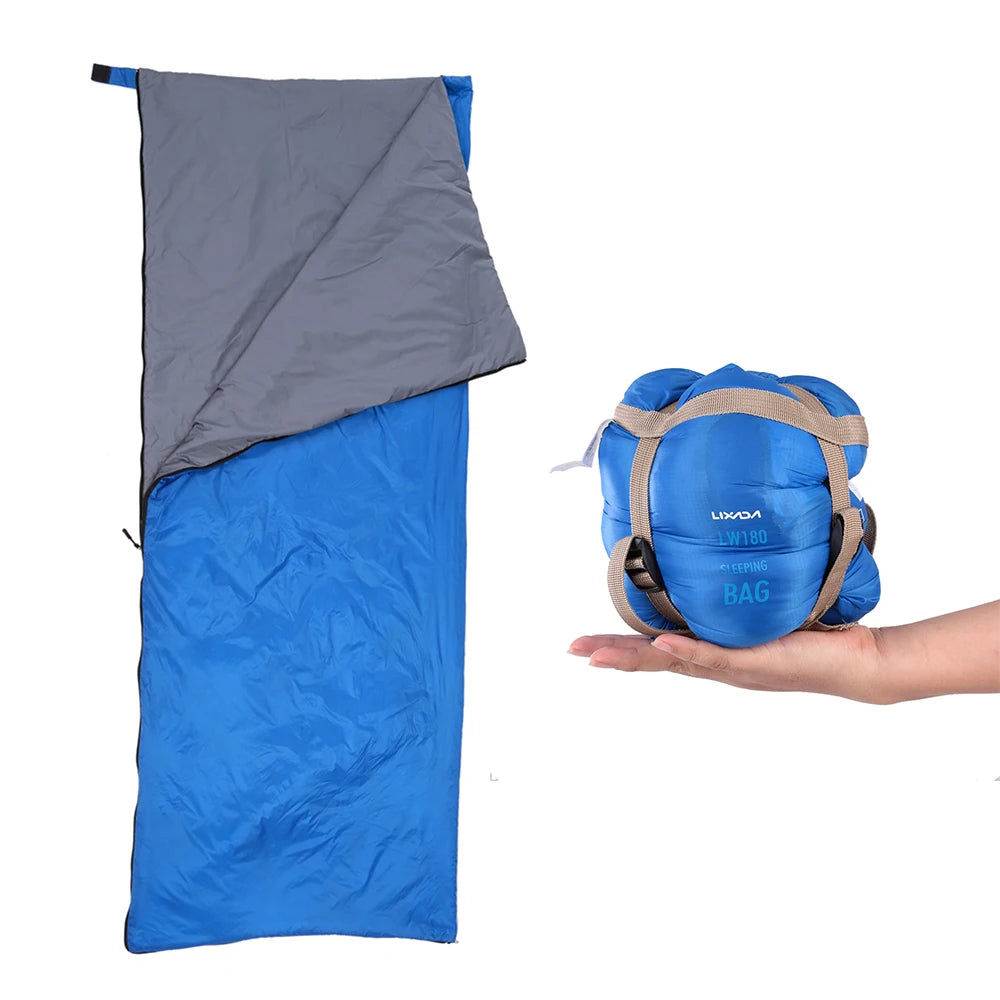 Outdoor Camping Envelope Sleeping Bag Camping Sleeping Bag Lazy Bag Travel Hiking Multifunction Ultra-light 680g