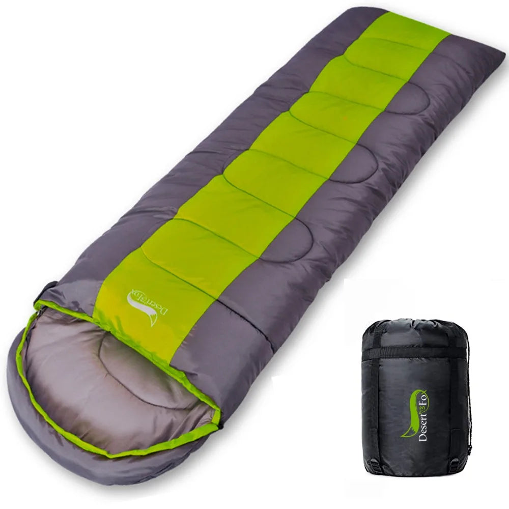 Lightweight 4 Season Envelope Camping Sleeping Bag for Outdoor Travel and Hiking