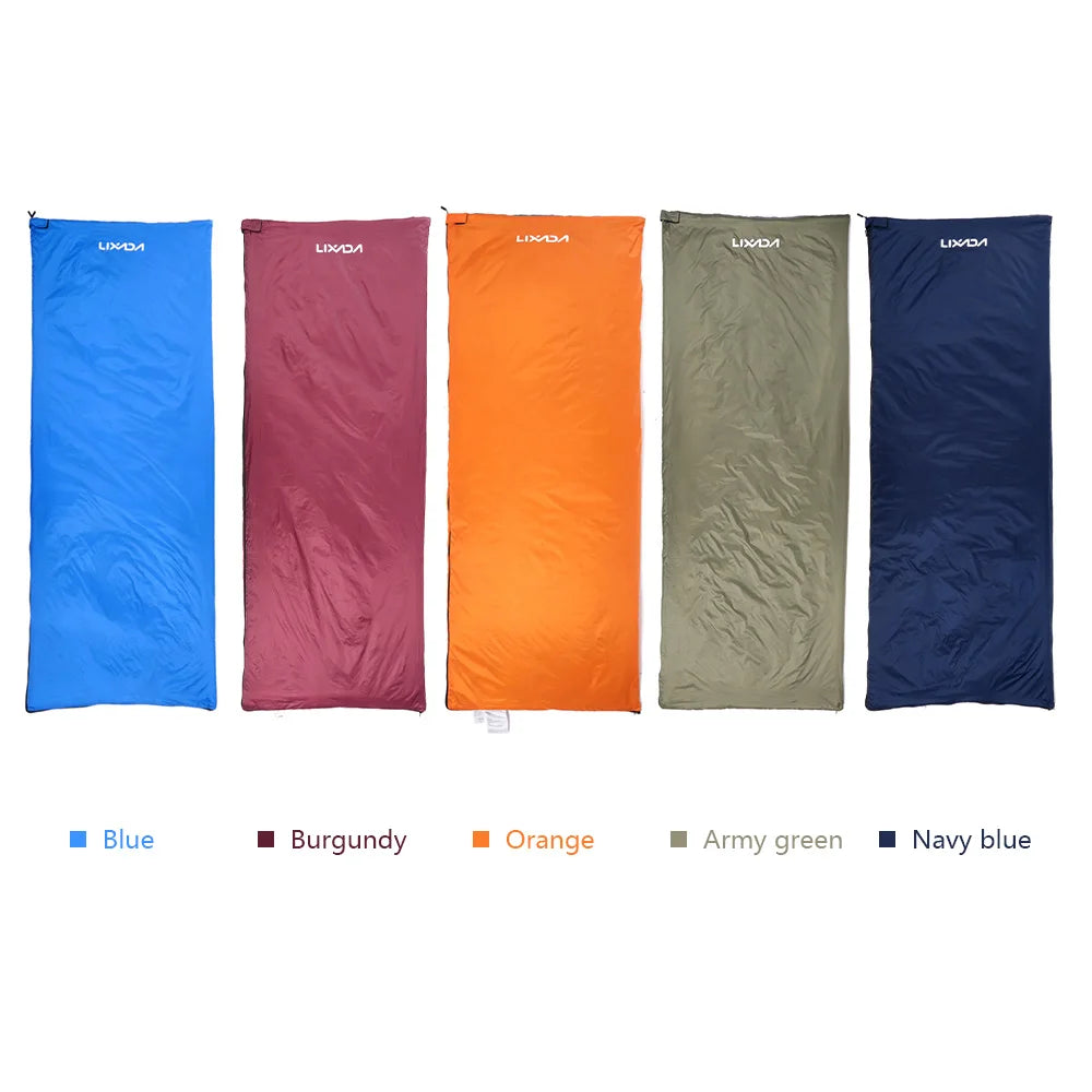 Outdoor Camping Envelope Sleeping Bag Camping Sleeping Bag Lazy Bag Travel Hiking Multifunction Ultra-light 680g