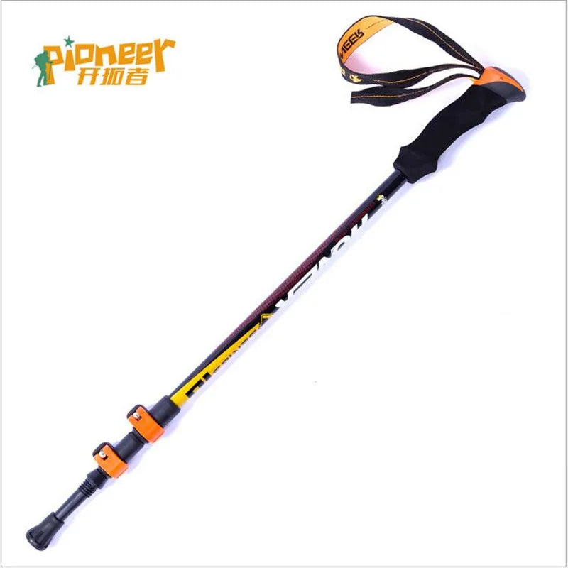 Trekking Stick Carbon Fiber Nordic Skiing Walking Cane