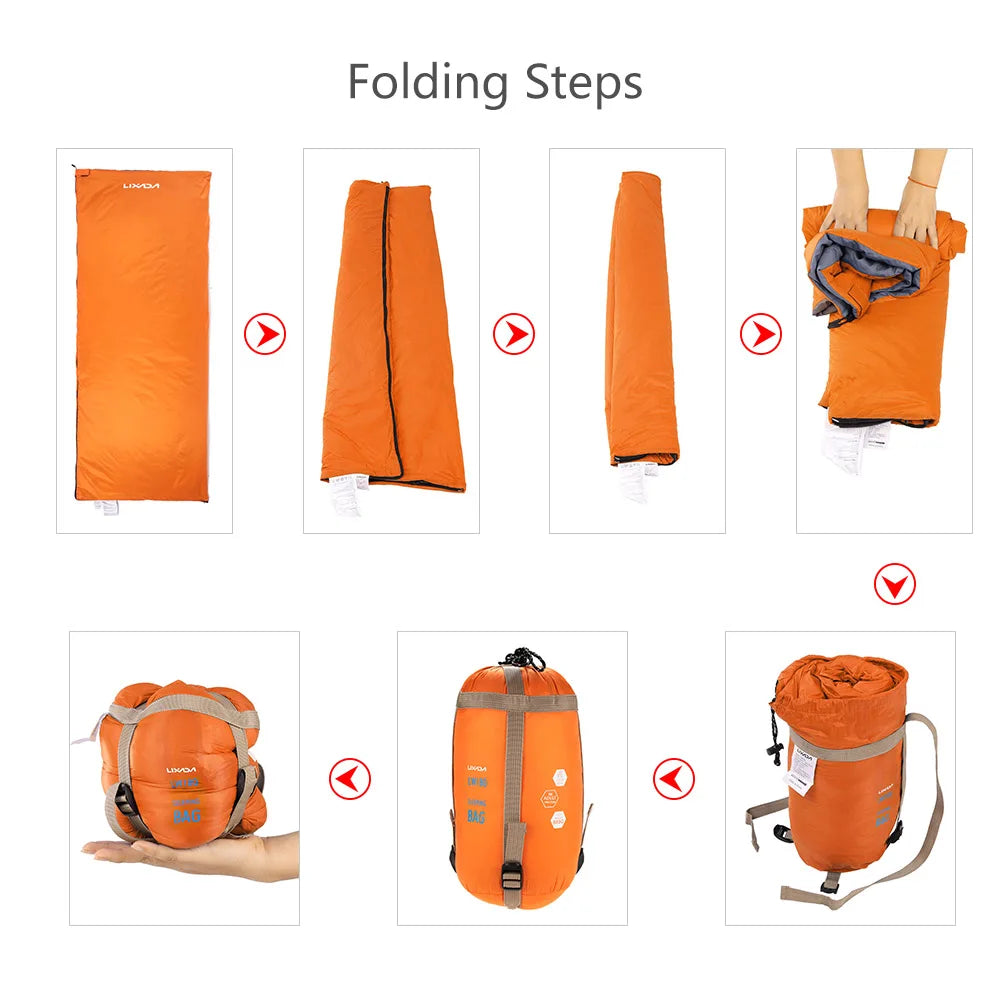 Outdoor Camping Envelope Sleeping Bag Camping Sleeping Bag Lazy Bag Travel Hiking Multifunction Ultra-light 680g