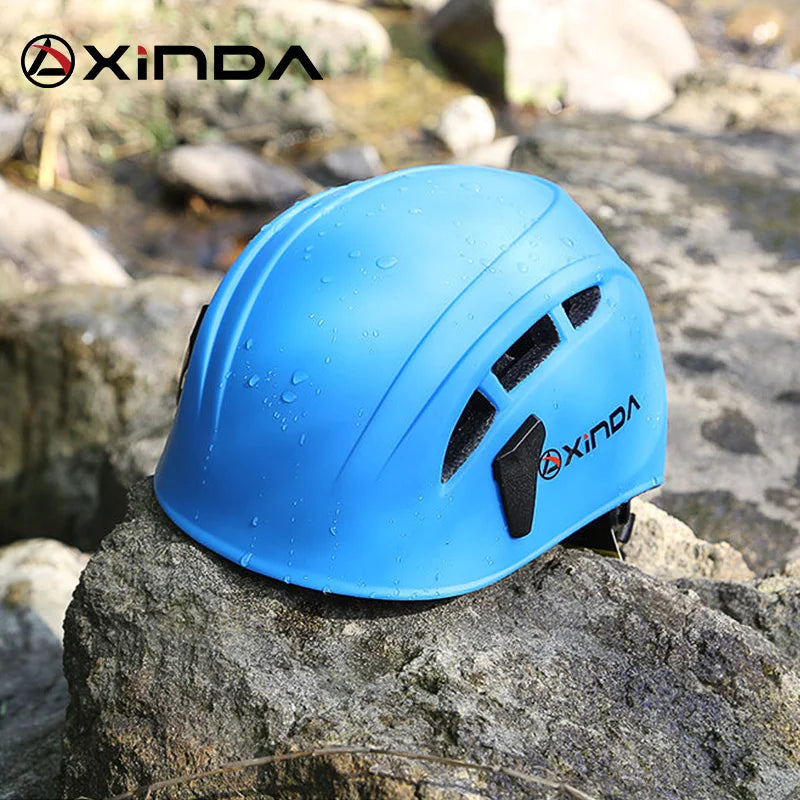 Outdoor Rock Climbing Helmet - Speleology, Mountain Rescue, Caving, and Safety Work Helmet