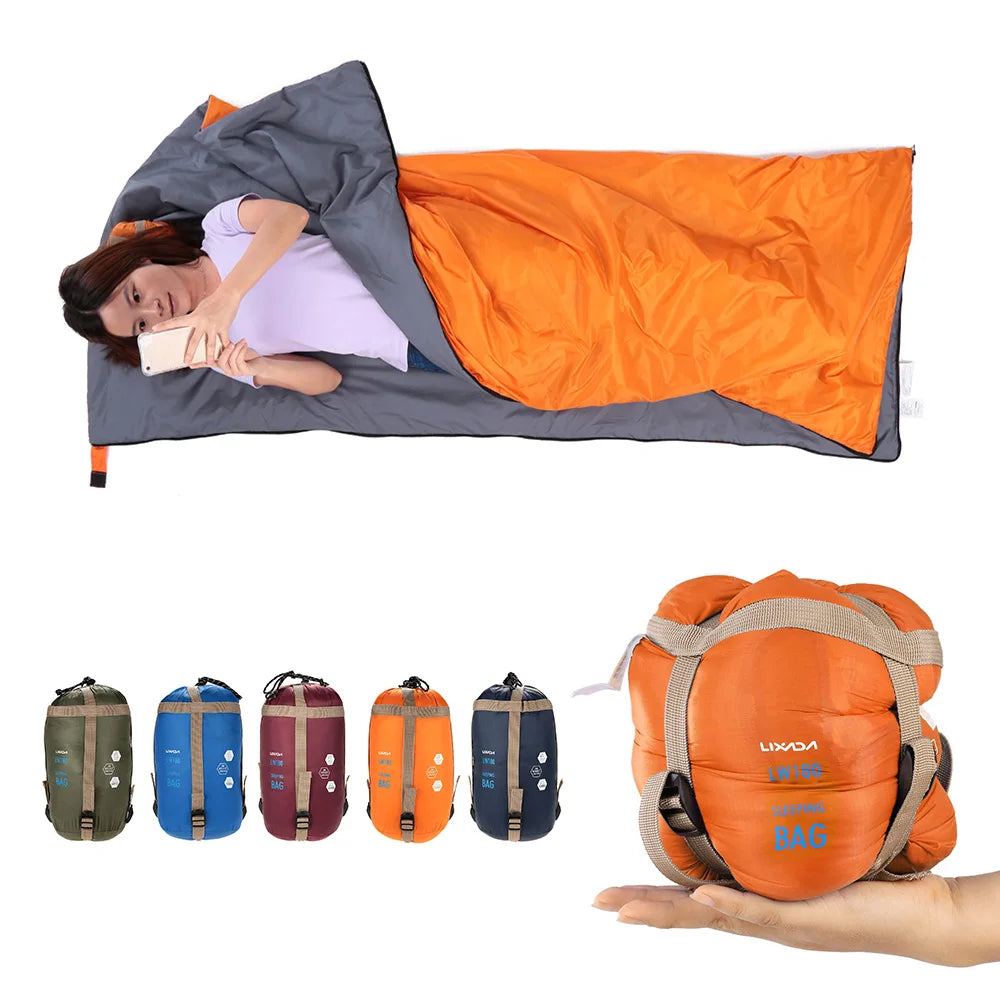 Envelope Sleeping Bag - Ultralight and Versatile for Camping and Outdoor Activities