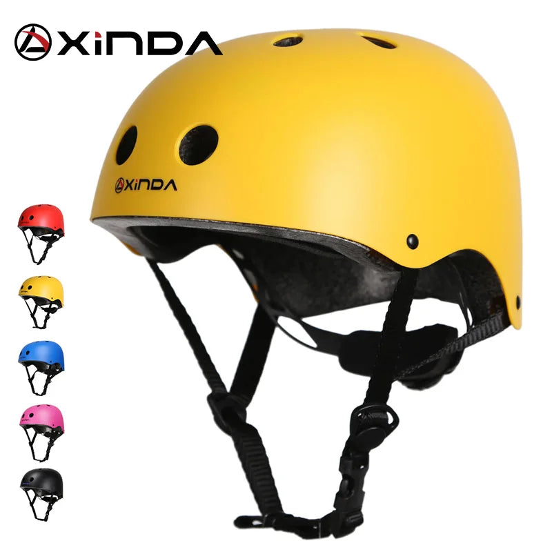 Universal Outdoor Safety Helmet for Rock Climbing, Camping, and Riding - Protective Equipment for Children and Adults