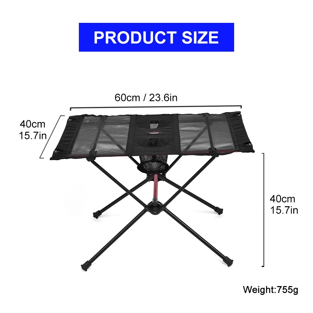 Camping Folding Table - Portable Outdoor Furniture for Picnics, Travel, and Fishing