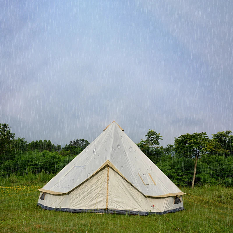 Waterproof 4-Season Yurt Wall Tent with Roof Stove Jack