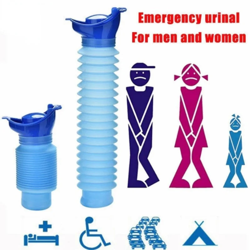 750ml Portable Shrinkable Adult Urinal for Travel and Camping