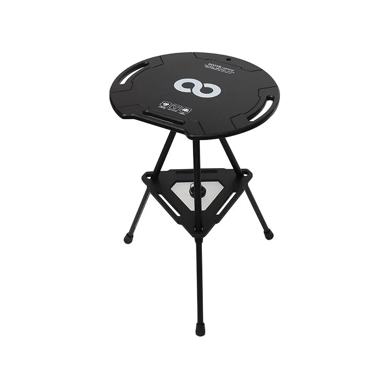 Outdoor Camping Tactical Folding Table | Multi-functional Lift Round Table | Compact and Portable for Camping and Leisure