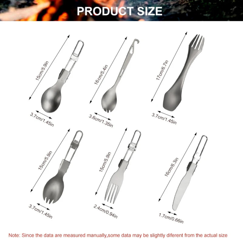 Camping Cutlery Set: Essential Outdoor Tableware for Hiking and Travel