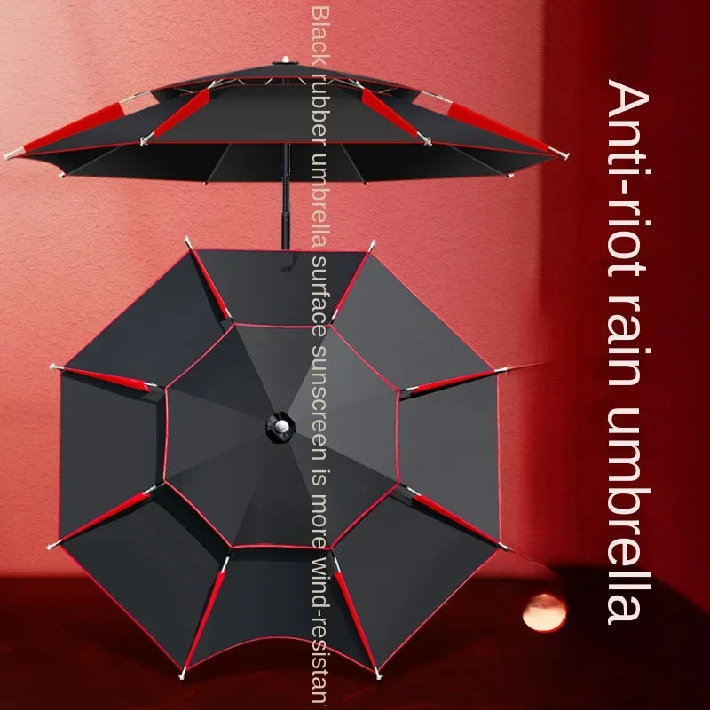 Outdoor Fishing Umbrella 1.8-2.6m Foldable Waterproof Sunproof