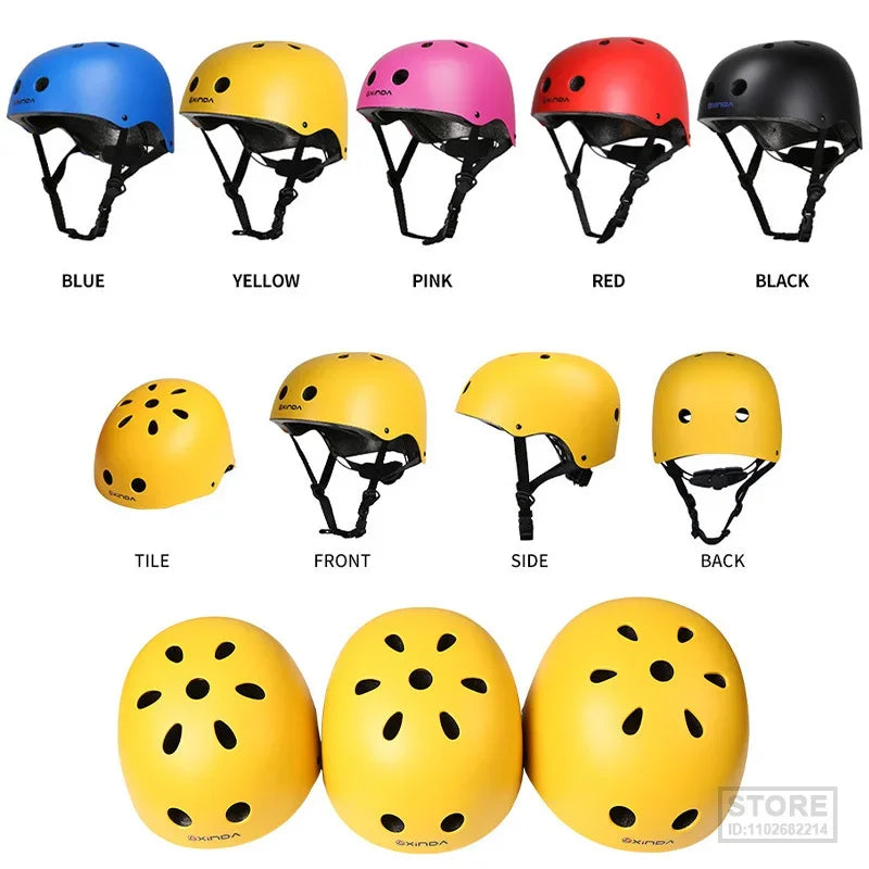 Outdoor Safety Helmet - Protective Gear for Rock Climbing, Camping, Hiking, and Riding