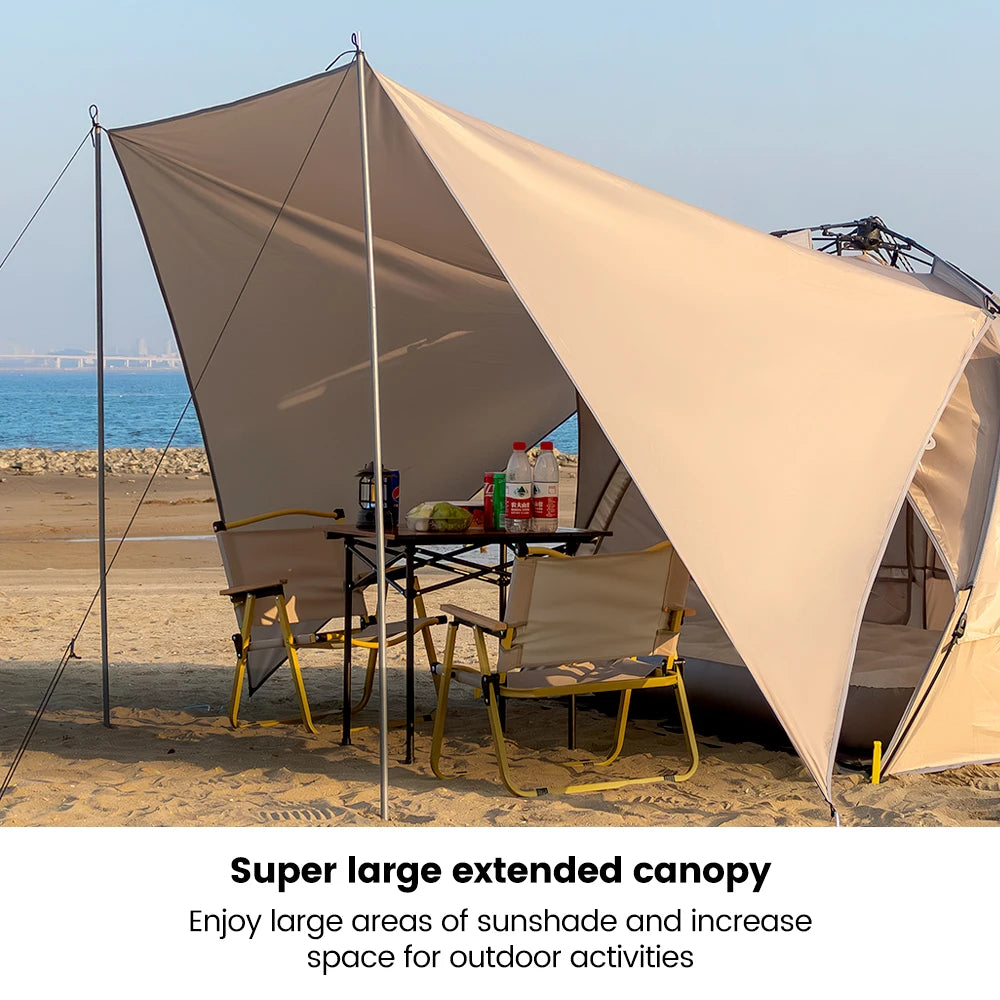 Effortless Shade & Quick Setup: Sonuto One-Touch Automatic Tent