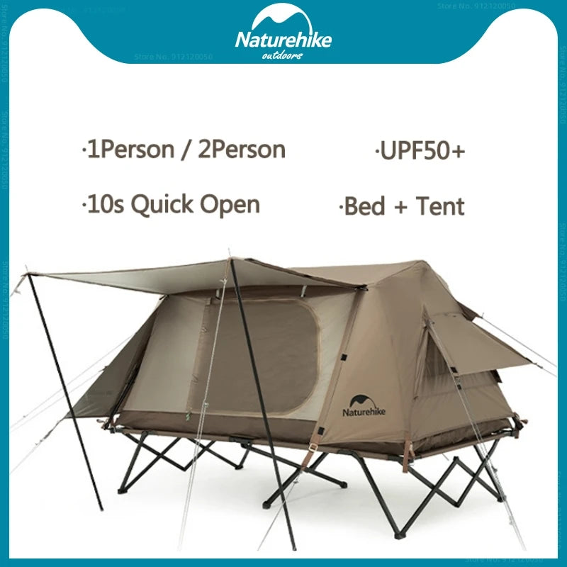 Camping Tent with Camp Bed - Roof Top Tent for Outdoor Travel