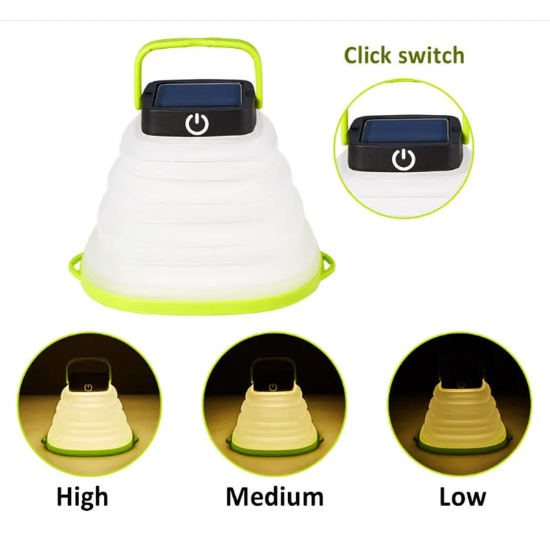 Novel and Exotic Solar Lighting Lamp - Portable LED Lantern for Outdoor Use