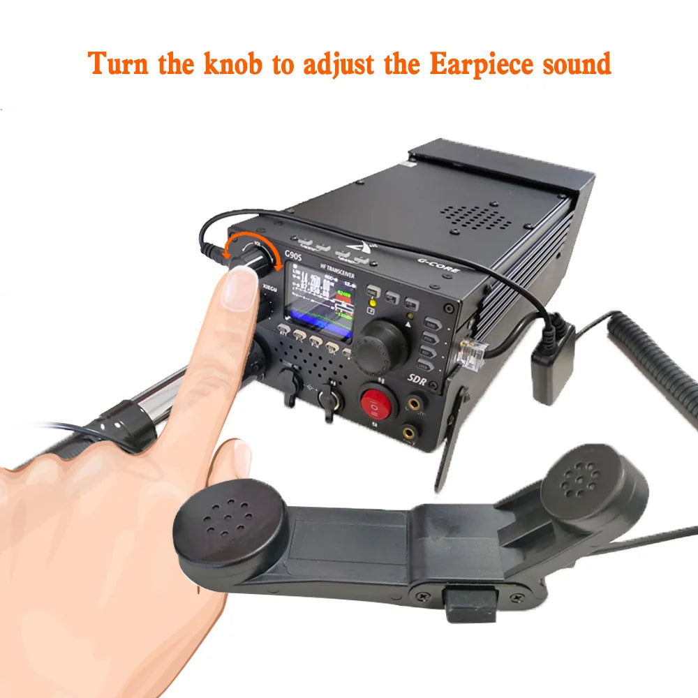 G90/G90S Handheld Microphone for Emergency Communication with Short Wave HF Transceiver Radio