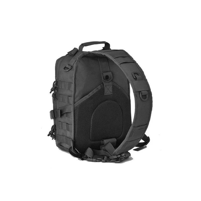 Military Tactical Assault Pack Crossbody Sling Bag - Waterproof Rucksack for Outdoor Hiking and Camping