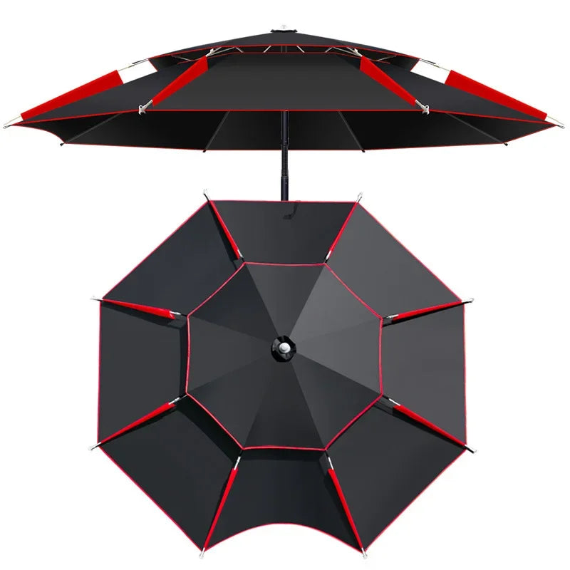 Outdoor Fishing Umbrella 1.8-2.6m Foldable Waterproof Sunproof