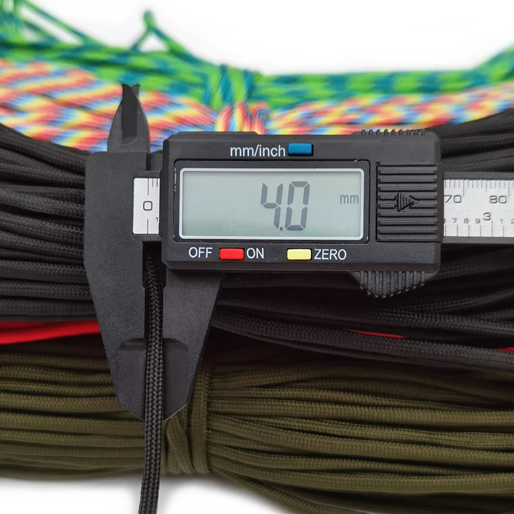 31 Meters Dia. 4mm 9 Stand Cores Paracord - Essential for Survival, Camping, and Climbing