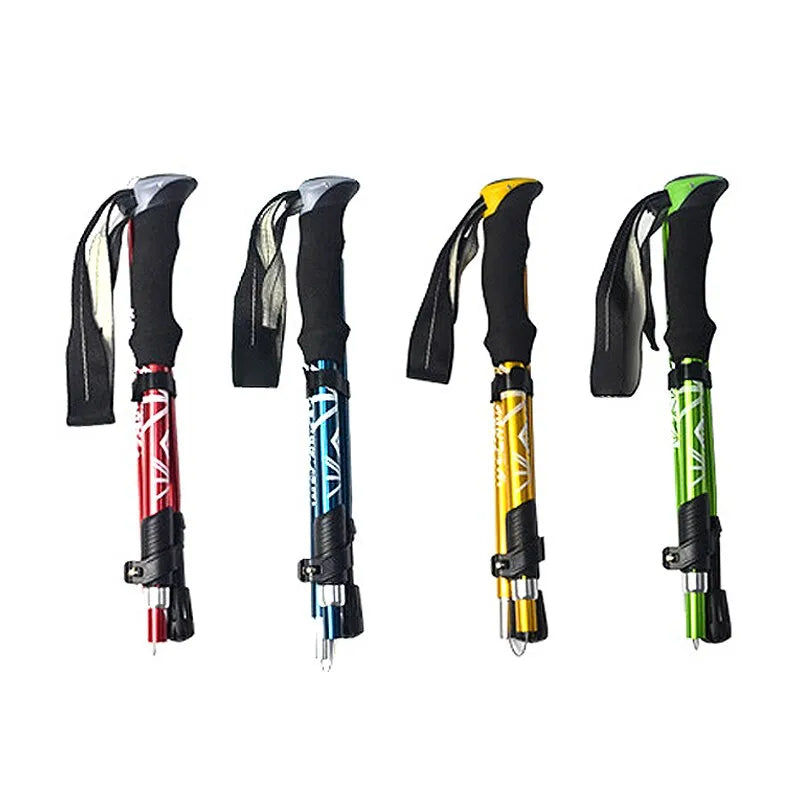 Adjustable 5-Section Trekking Pole: Enhance Stability and Comfort on Every Terrain