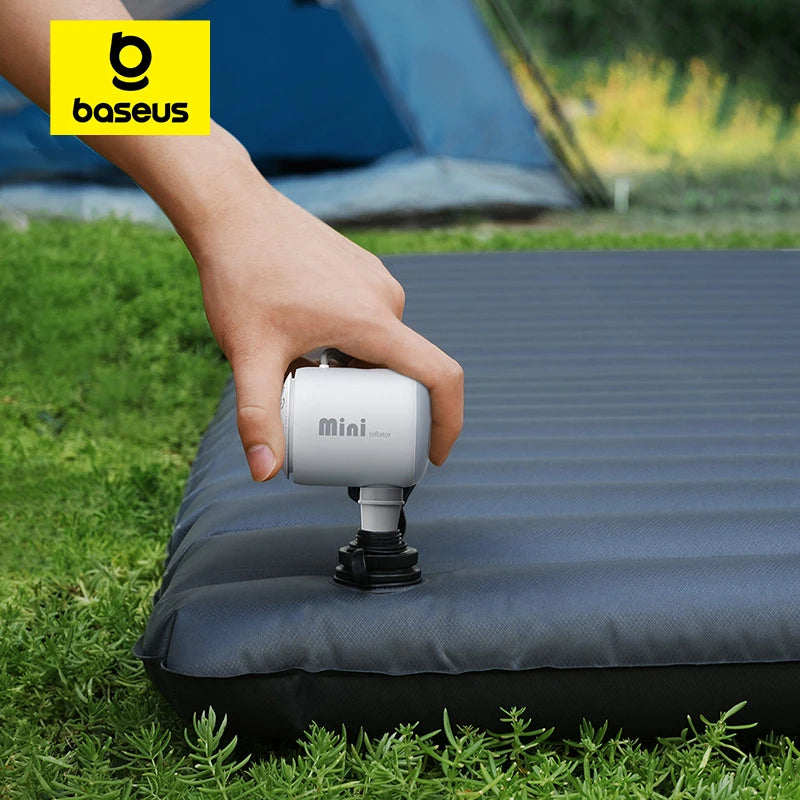 Baseus Portable Electric Air Compressor – Inflate and Deflate for Air Mattresses, Pool Floats, and Camping Gear