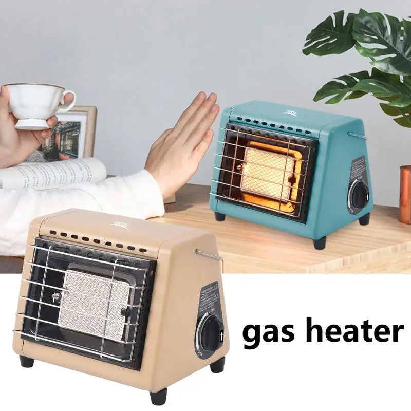 Portable Multifunctional Ceramic Gas Heater for Camping and Indoor/Outdoor Use