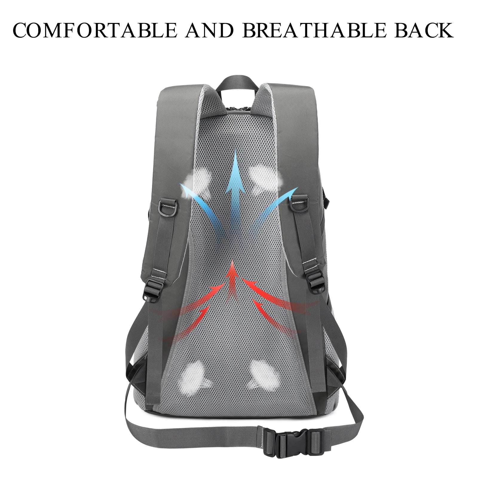 50L Waterproof Hiking Backpack with Shoe Compartment - Ideal for Men and Women