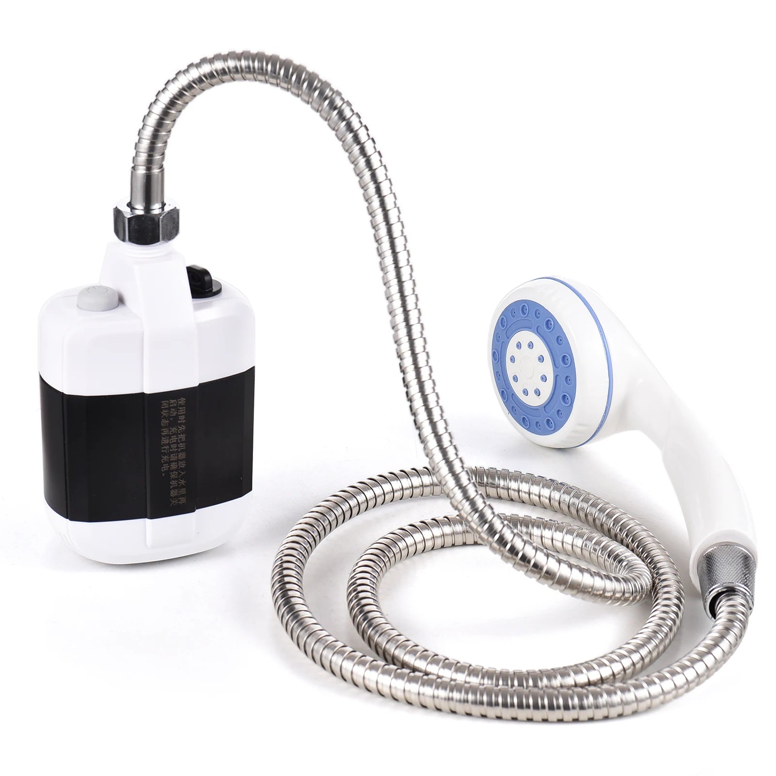 Portable USB Rechargeable Electric Shower Pump for Camping, Car Washing, and Pet Cleaning