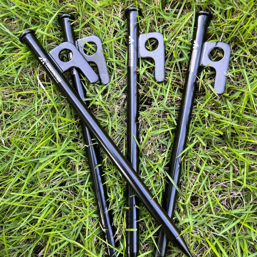 Heavy-Duty Steel Tent Pegs: Essential Camping Ground Anchors