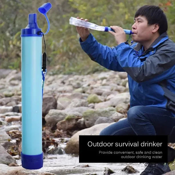 Portable Outdoor Water Purifier for Camping Hiking Emergency Survival