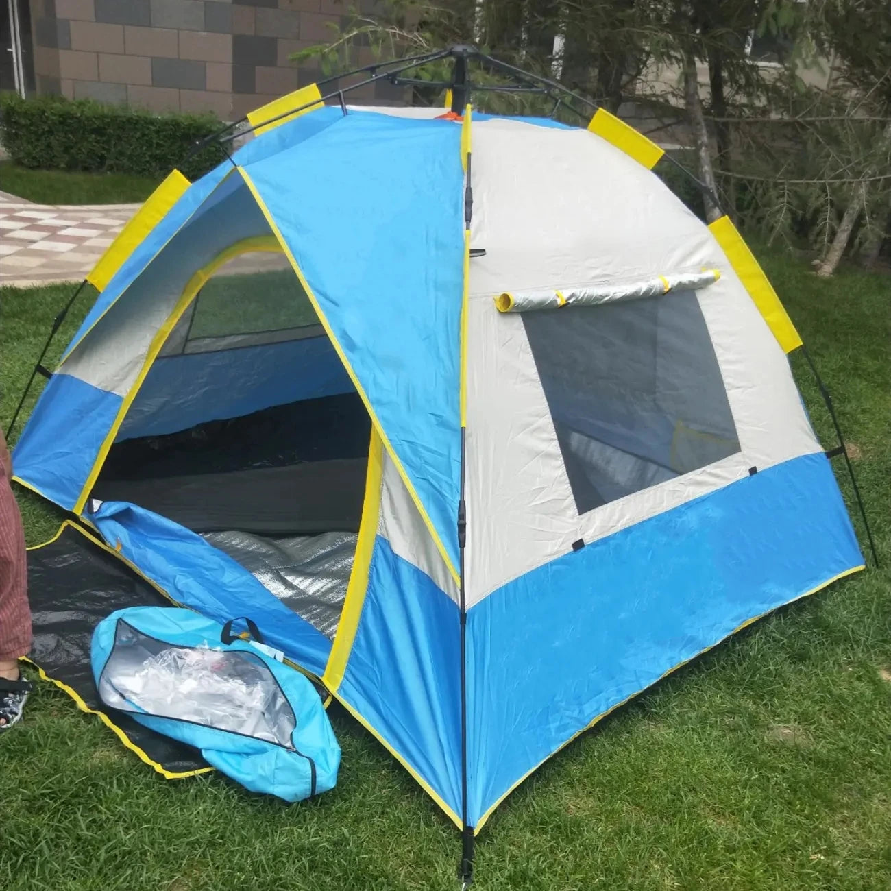 1-2 Person Fully Automatic Rainproof Sunscreen Camping Tent