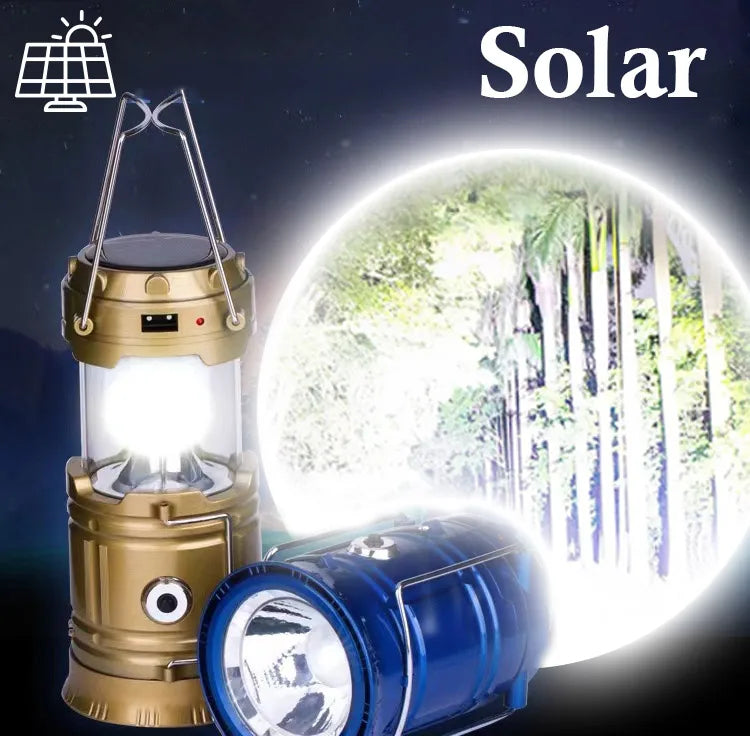 USB Rechargeable Camping Lantern - Waterproof LED Flashlight Camping Light