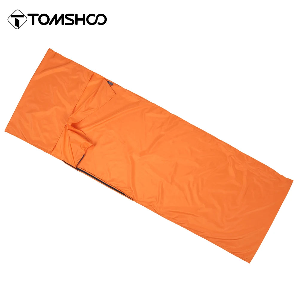 Portable Sleeping Bag Liner with Pillowcase - 70x210CM, Polyester Pongee, for Camping, Hiking, and Travel