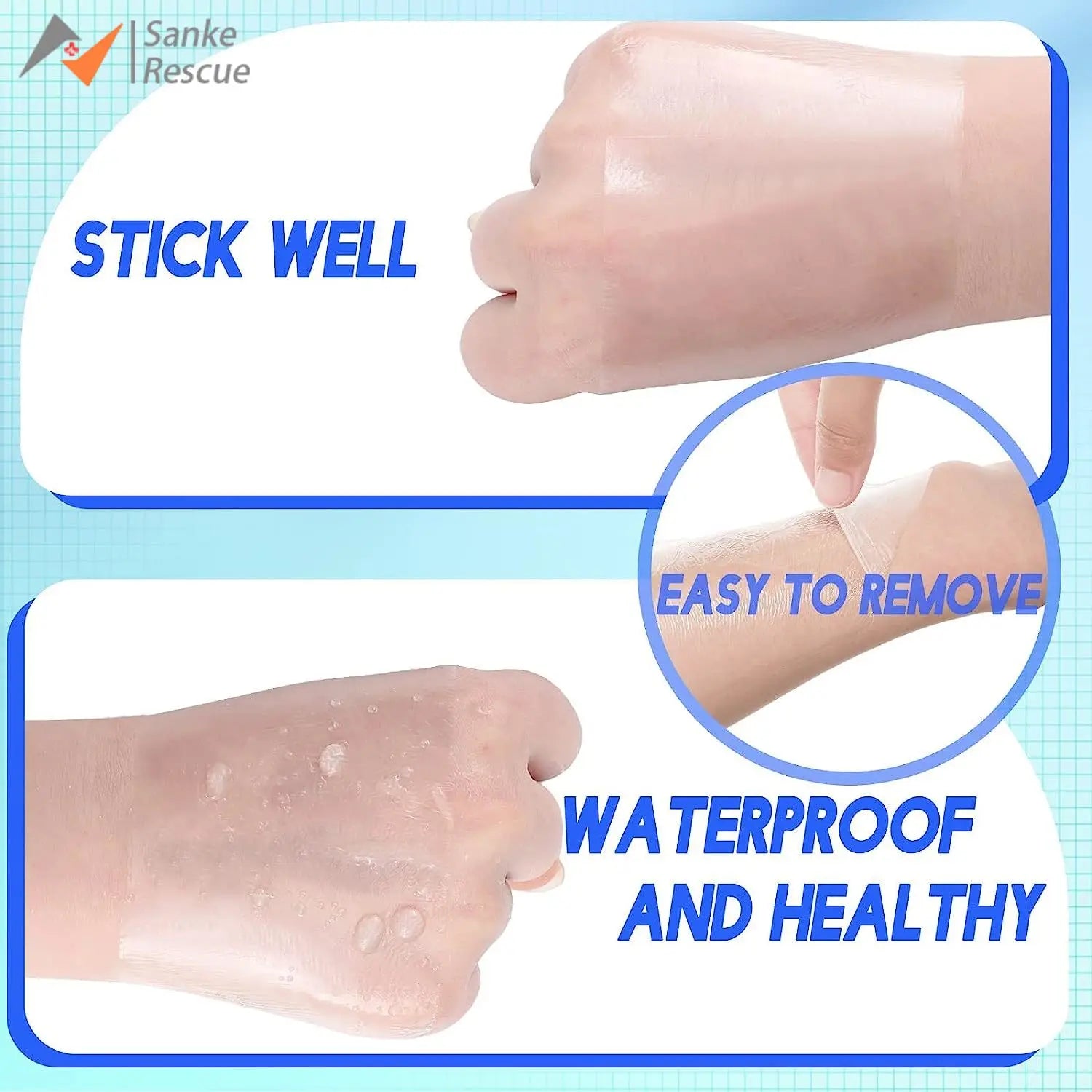 Waterproof Tattoo Film - Skin Healing Adhesive Bandages for Tattoo Aftercare