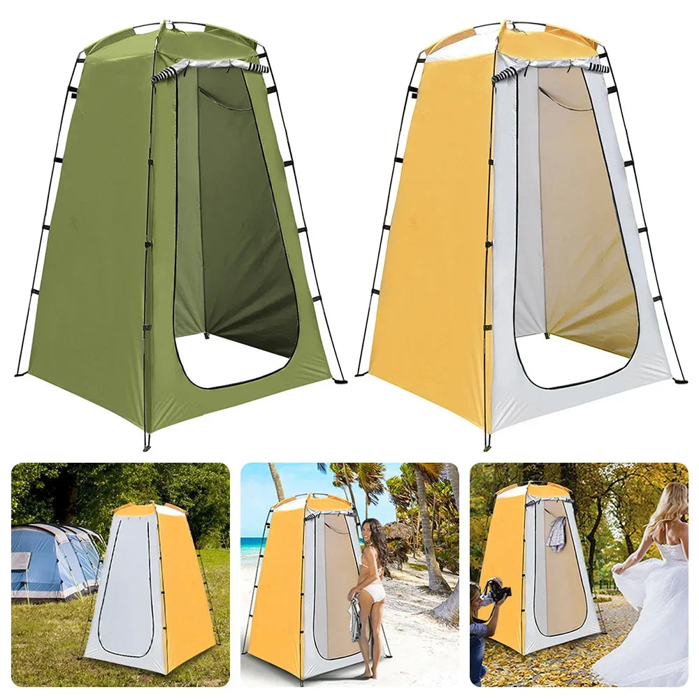 Portable Outdoor Shower Tent - Outdoor Bath, Changing, and Fitting Room Shelter for Camping, Beach Privacy, and Toilet