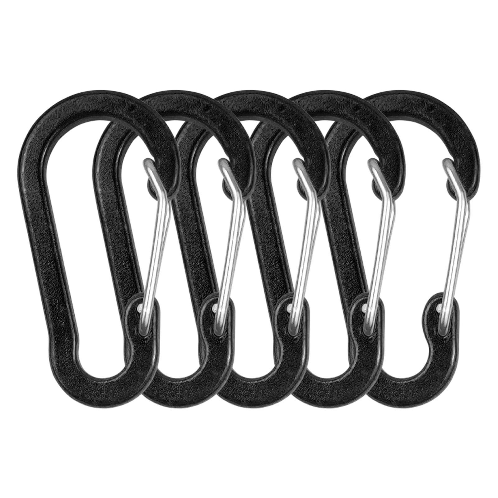 5/10pcs Mini Aluminum Alloy Carabiner Clips - D Rings Keychain Clips for Outdoor Camping, Hiking, Fishing, Backpacking