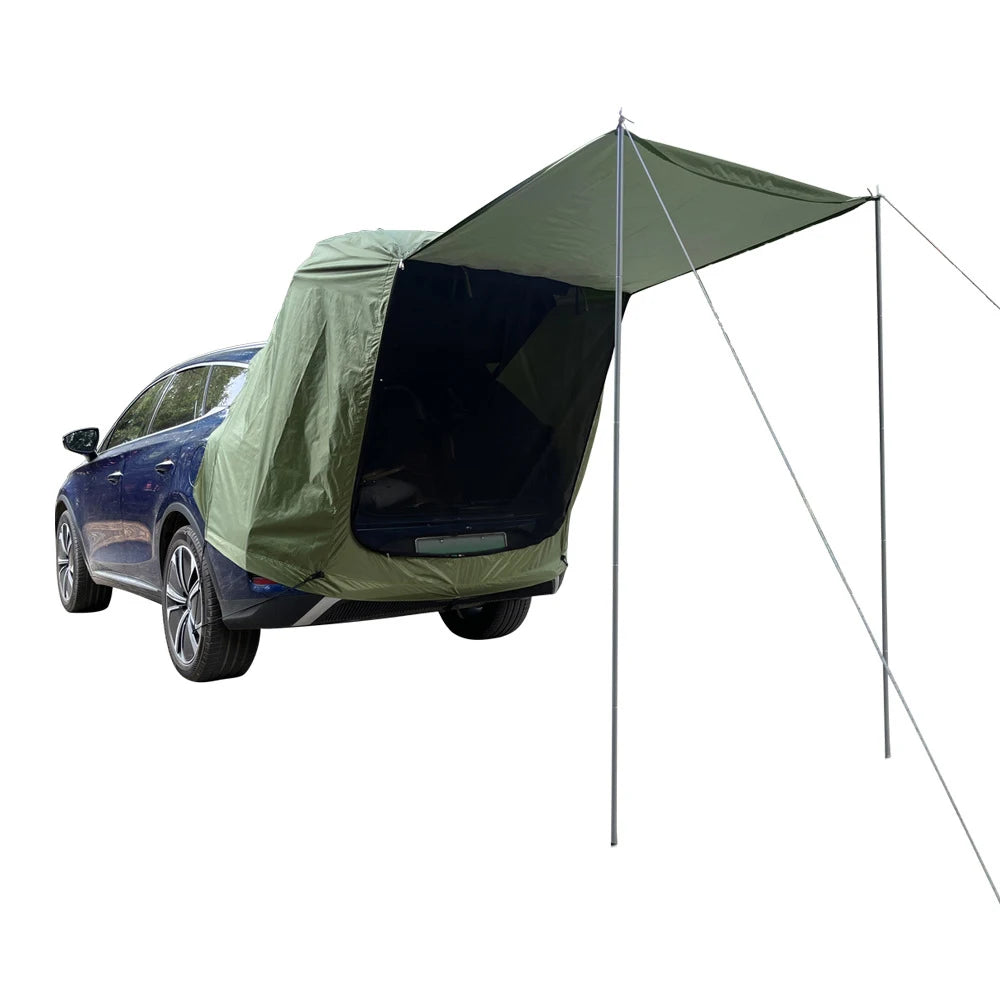 NoEnName_Null Outdoor Car Trunk Tent with Canopy - Extend Your Camping Experience