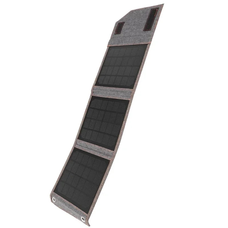 100W/150W Folding Solar Panel USB 5V Solar Charger | Portable Solar Cell Outdoor Phone Power Bank for Camping and Hiking with Cable