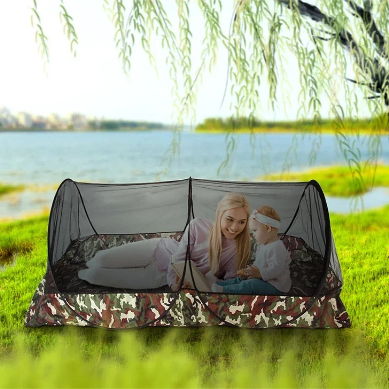 Outdoor Camping Mosquito Net Tarp Tent - Waterproof and Portable