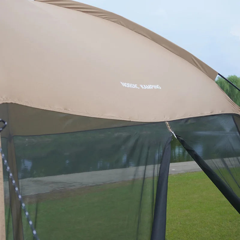 Mosquito-Proof Camping Beach Shade Tent for 5-8 People - Outdoor Sun Shelter