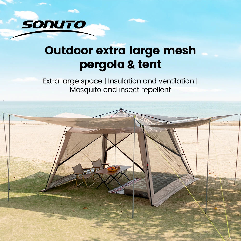 Versatile Shade Solution: Sonuto Automatic Canopy Tent