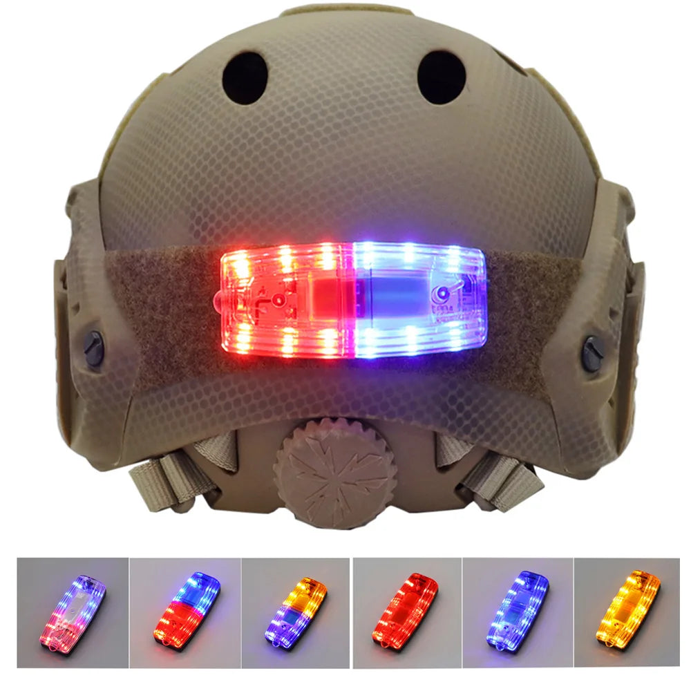 Tactical FAST MICH Helmet Safety Flashing Light Survival Signal Light Cycling Lamp Outdoor Equipment For Hunting Hiking Cycling