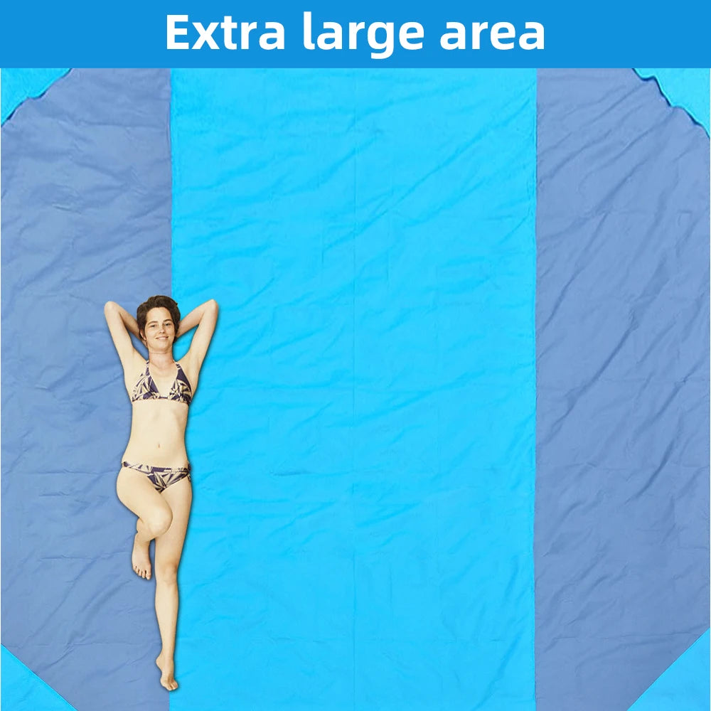 Extra Large Waterproof Beach Mat: Your Portable and Sand-Free Outdoor Companion